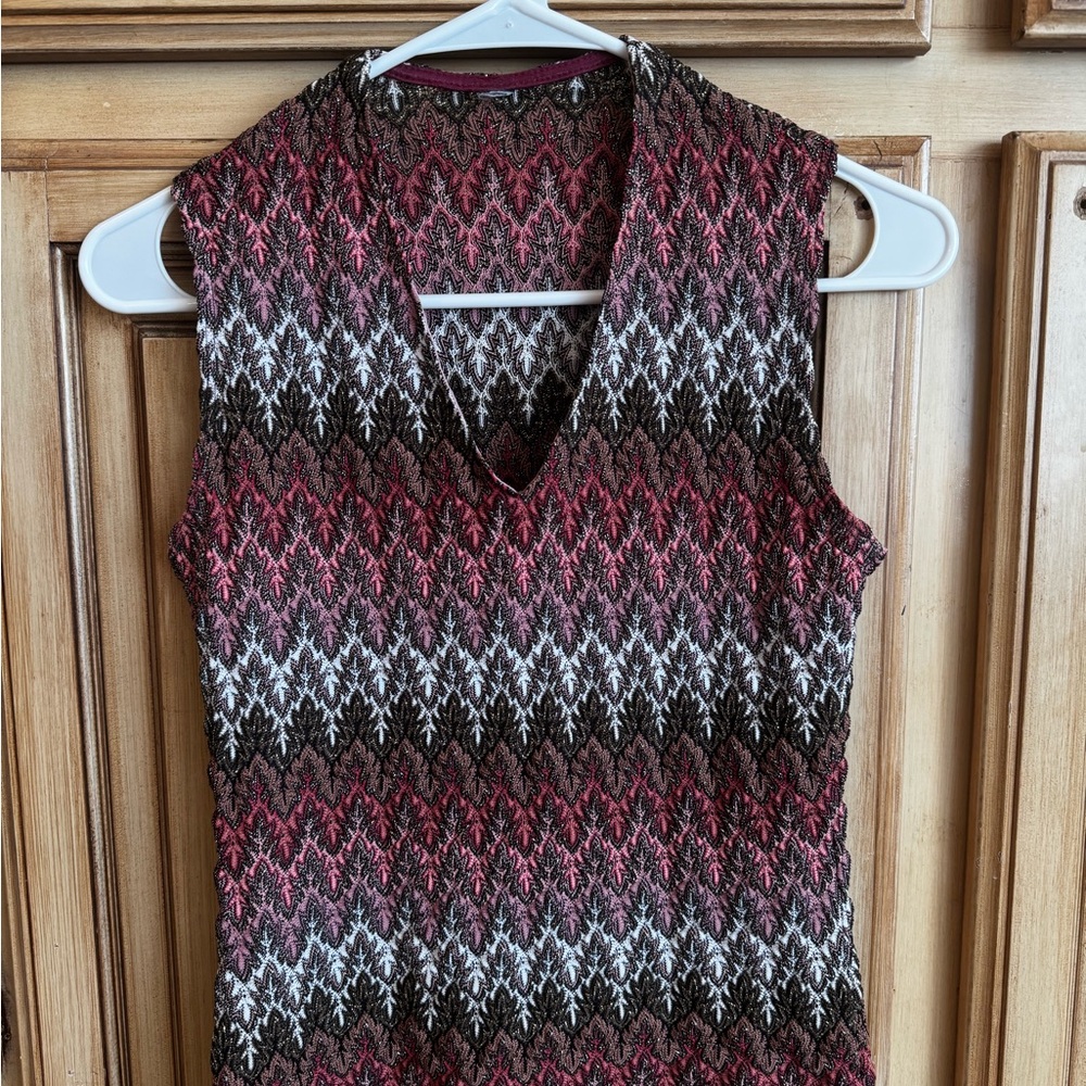 Missoni Multicolor Zigzag Tank Top